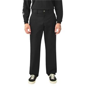 DICKIES X SPITFIRE FLANNEL CUFF PANTS - BLACK